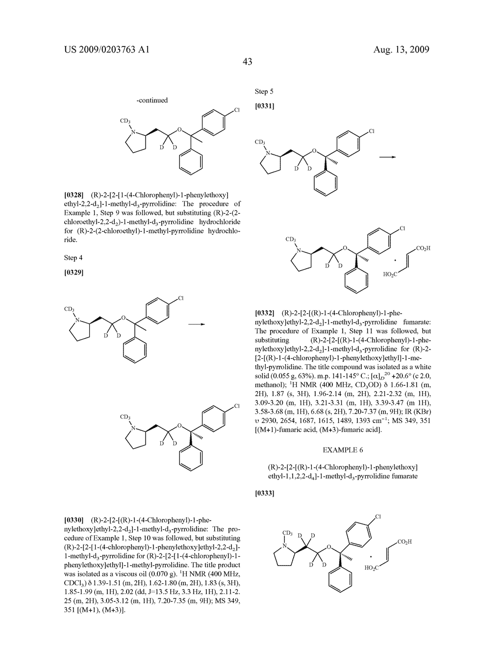 SUBSTITUTED BENZHYDRYLETHERS - diagram, schematic, and image 44