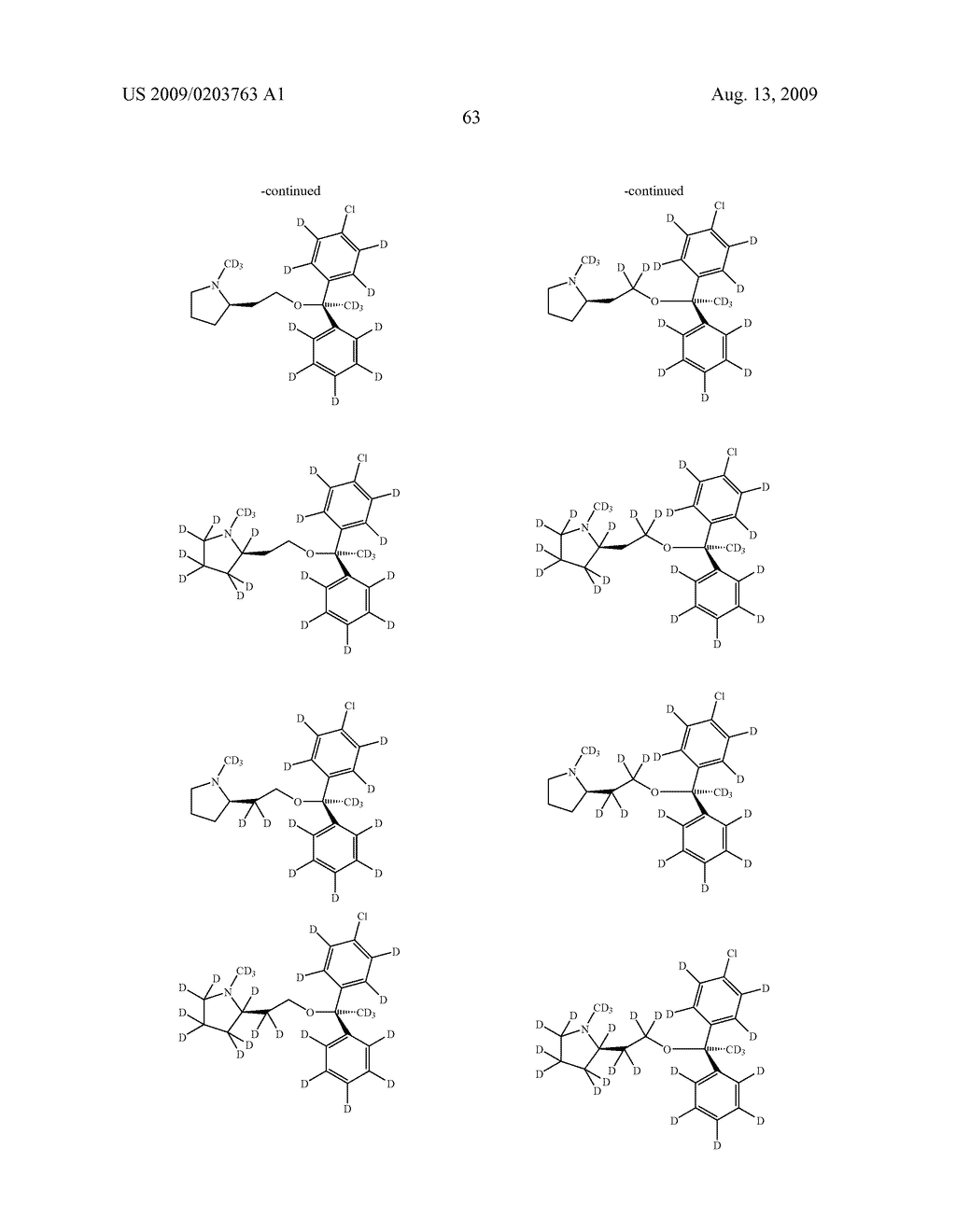 SUBSTITUTED BENZHYDRYLETHERS - diagram, schematic, and image 64