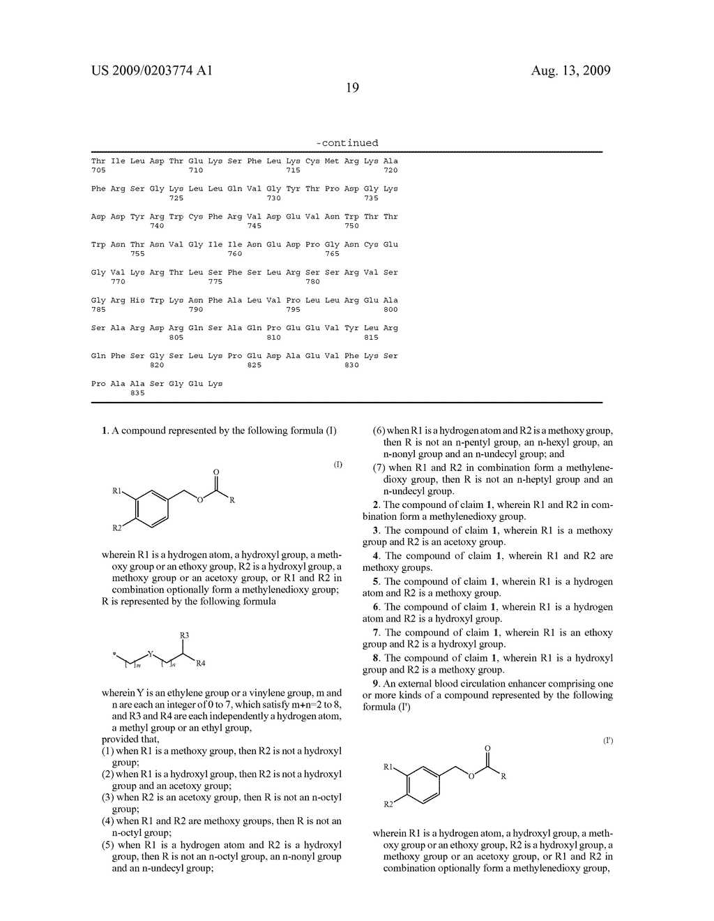 SUBSTITUTED BENZYL ESTER DERIVATIVE AND USE THEREOF - diagram, schematic, and image 20