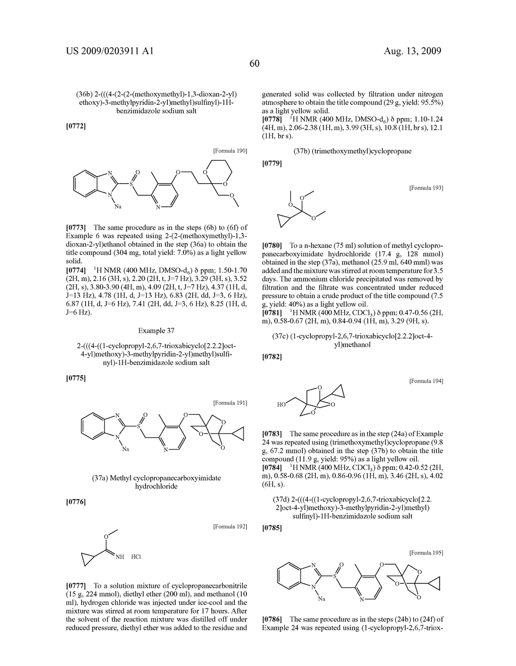 BENZIMIDAZOLE COMPOUND - diagram, schematic, and image 61