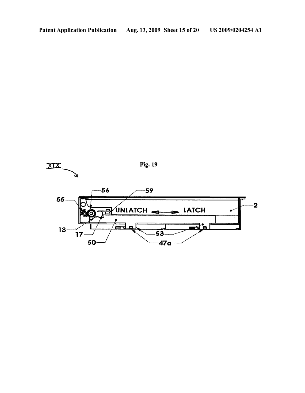 METHOD AND APPARATUS FOR REMOVING, INSERTING AND SECURING RECEPTACLES IN A RECEPTACLE TRAY - diagram, schematic, and image 16