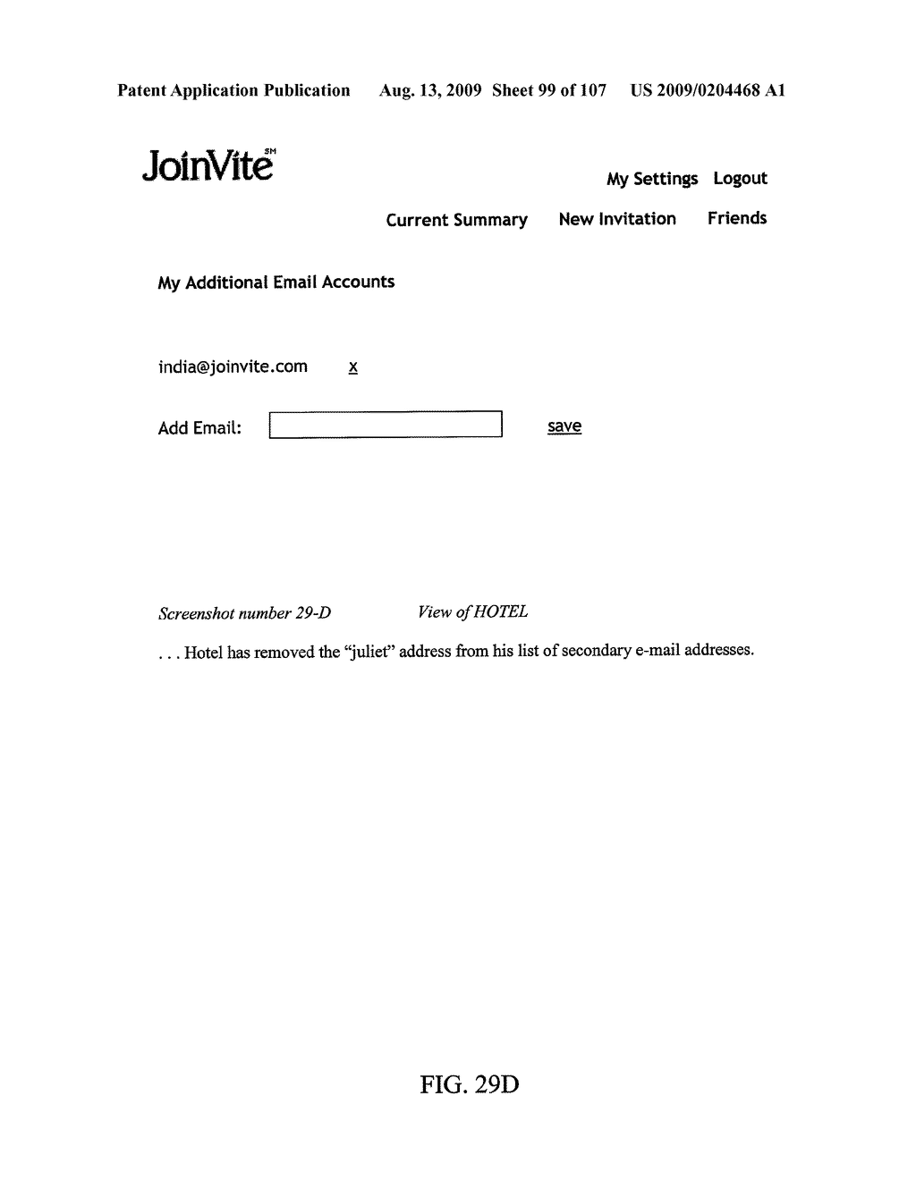 METHOD AND SYSTEM FOR PROCESSING WEB-BASED INVITATIONAL MESSAGES - diagram, schematic, and image 100