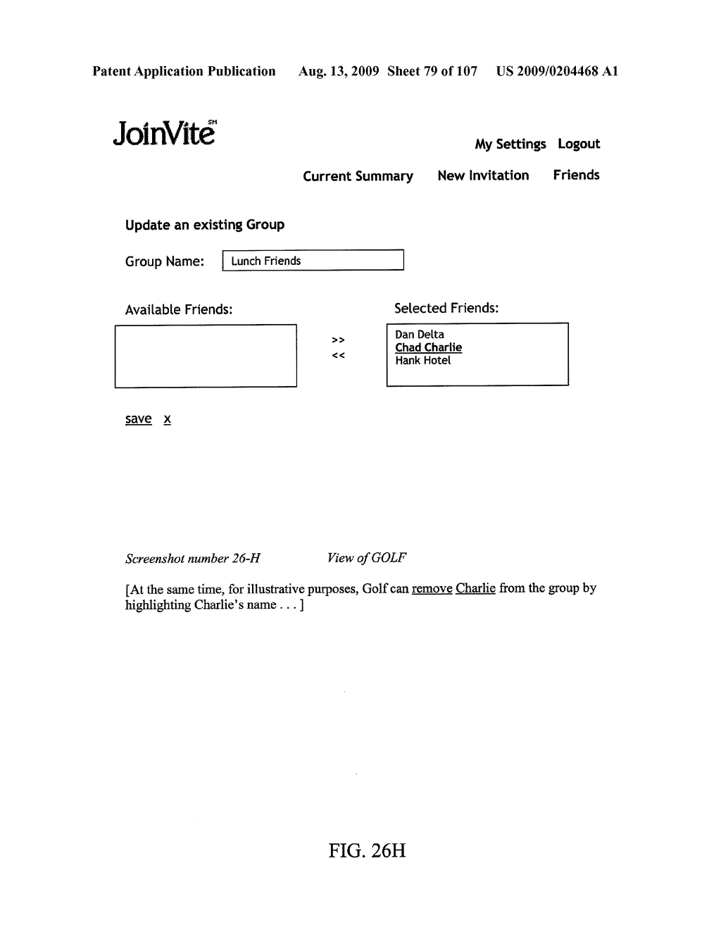 METHOD AND SYSTEM FOR PROCESSING WEB-BASED INVITATIONAL MESSAGES - diagram, schematic, and image 80