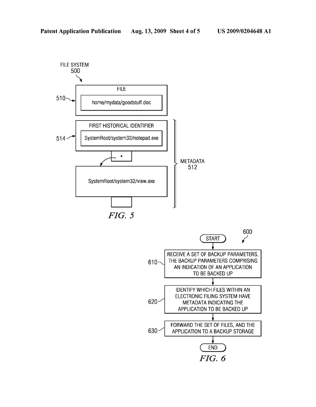 TRACKING METADATA FOR FILES TO AUTOMATE SELECTIVE BACKUP OF APPLICATIONS AND THEIR ASSOCIATED DATA - diagram, schematic, and image 05