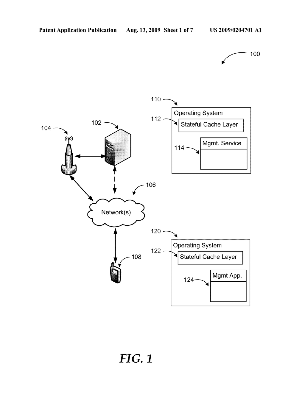 NODE MONITOR CLIENT CACHE SYNCHRONIZATION FOR MOBILE DEVICE MANAGEMENT - diagram, schematic, and image 02