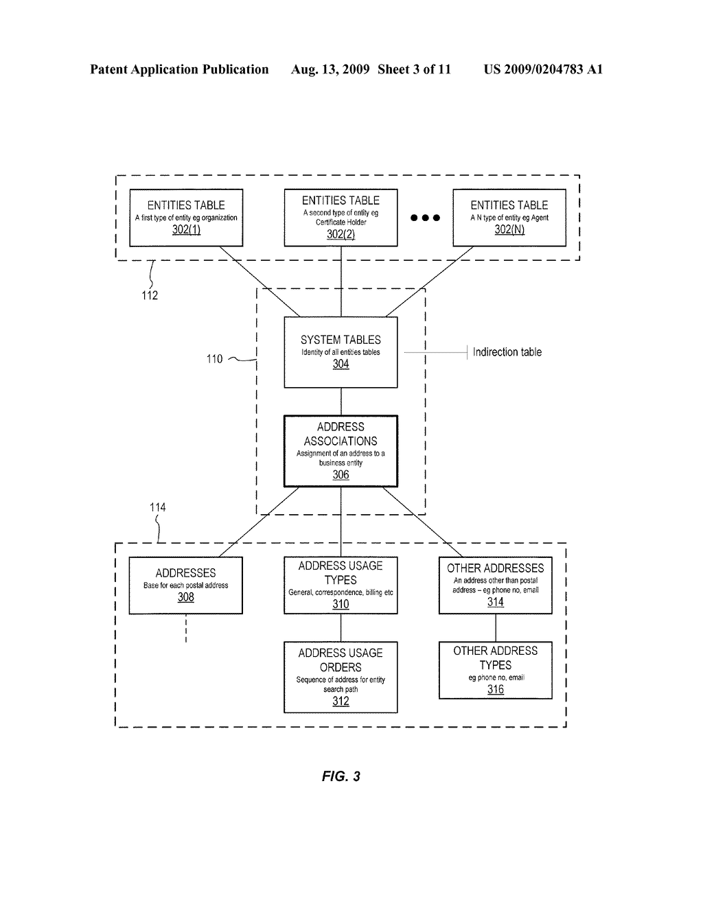 Systems And Methods For Handling Addresses Within A Database Application - diagram, schematic, and image 04