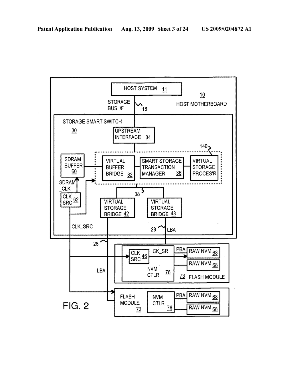Command Queuing Smart Storage Transfer Manager for Striping Data to Raw-NAND Flash Modules - diagram, schematic, and image 04