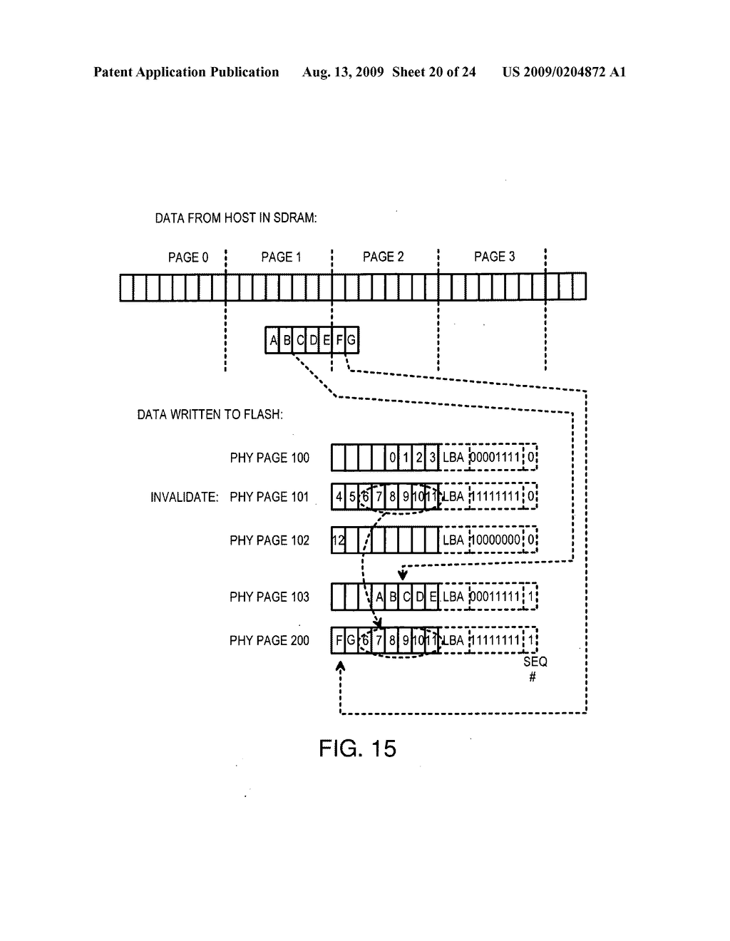 Command Queuing Smart Storage Transfer Manager for Striping Data to Raw-NAND Flash Modules - diagram, schematic, and image 21