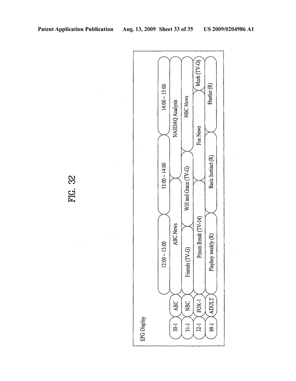 Method of performing parental control a channel and an IPTV receiver - diagram, schematic, and image 34