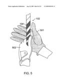 MATING GOLF GLOVE WITH CLUB GRIP METHODS diagram and image