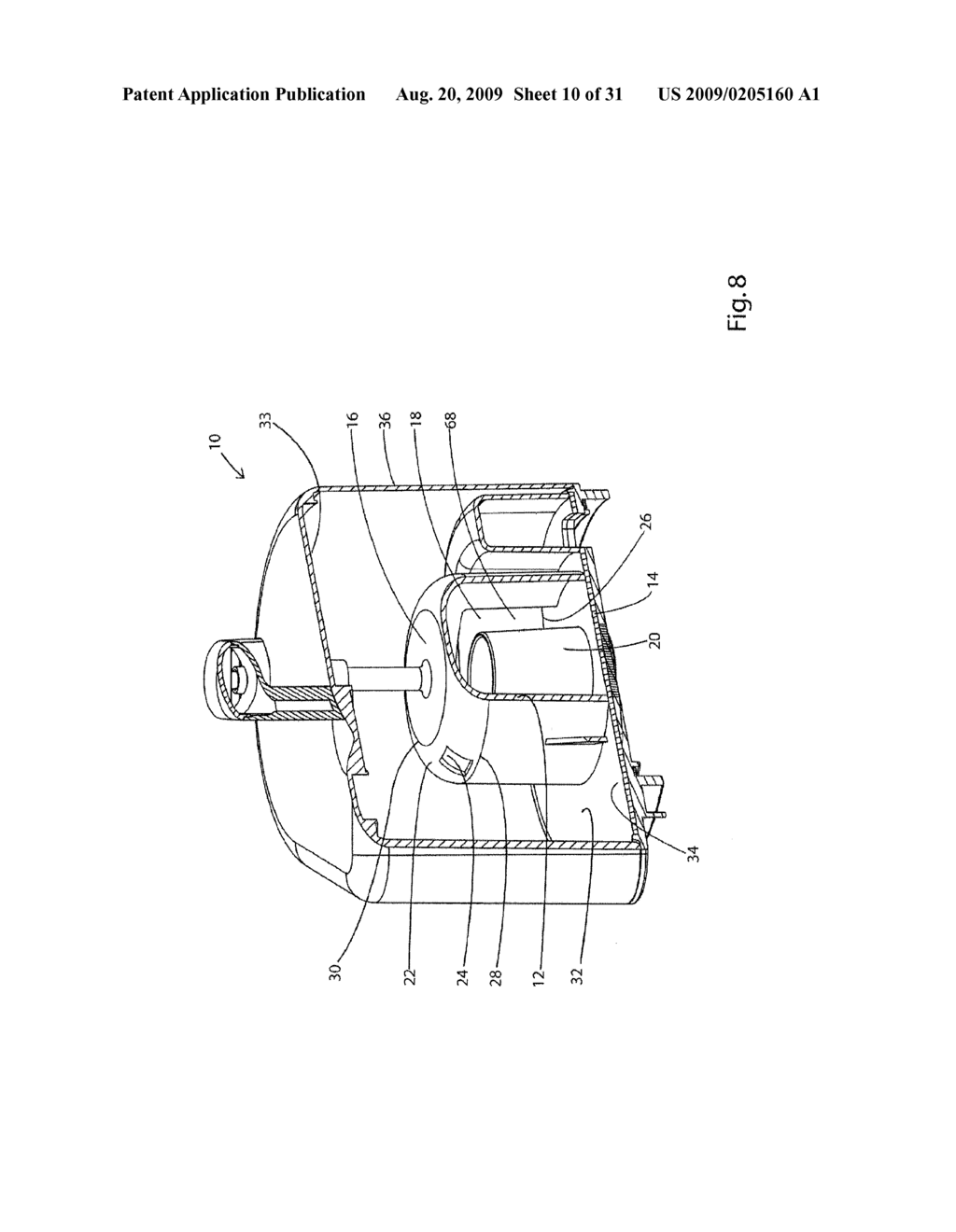 CONFIGURATION OF A CYCLONE ASSEMBLY AND SURFACE CLEANING APPARATUS HAVING SAME - diagram, schematic, and image 11