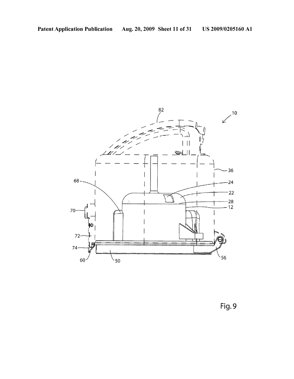 CONFIGURATION OF A CYCLONE ASSEMBLY AND SURFACE CLEANING APPARATUS HAVING SAME - diagram, schematic, and image 12