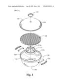 Indoor range-top grill diagram and image