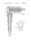 Ignition coil with spring-loaded boltless mounting to spark plug diagram and image