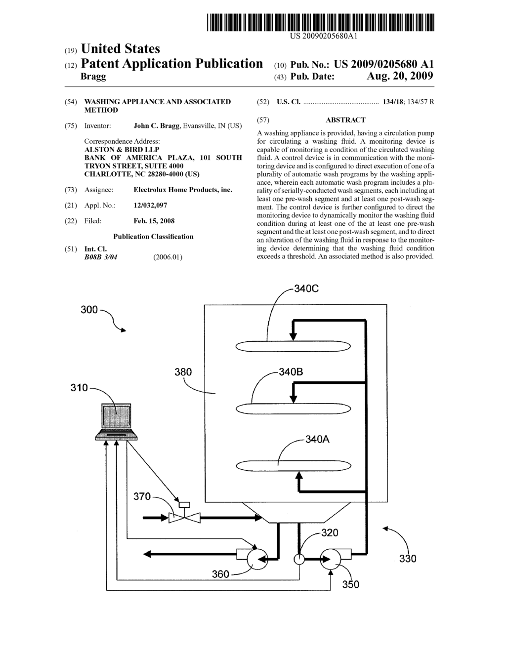 WASHING APPLIANCE AND ASSOCIATED METHOD - diagram, schematic, and image 01