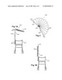 REVERSIBLY ATTACHABLE SHADE FOR MOBILITY AIDS diagram and image