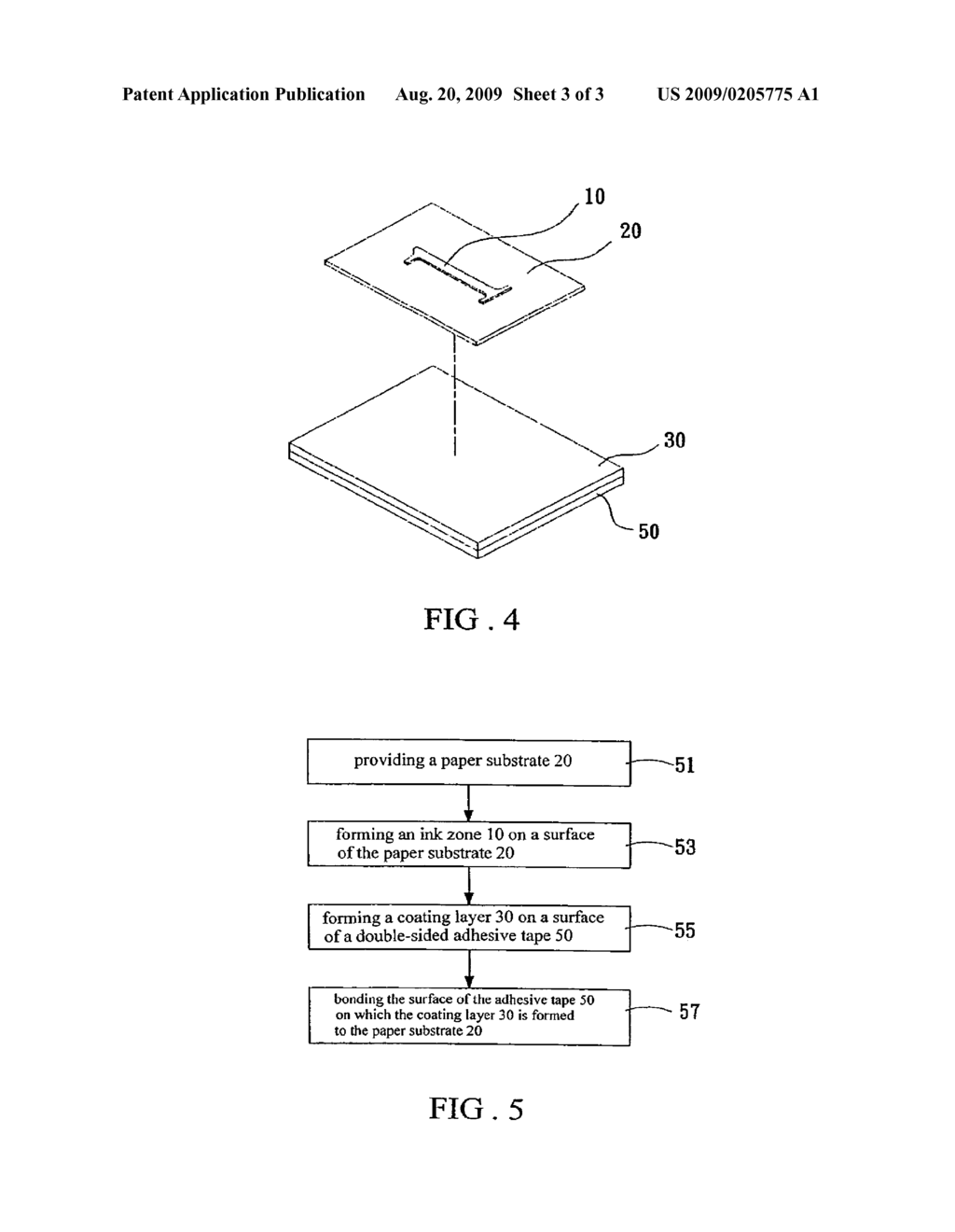 WATER-CONTACT IDENTIFICATION LABEL AND MANUFACTURING METHOD THEREFOR - diagram, schematic, and image 04