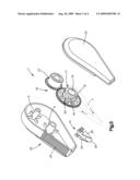 CORRECTION SYSTEM WITH RUBBER ELEASTIC TENSION ELEMENT FOR A GEAR MECHANISM CORRECTION TAPE diagram and image