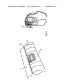 ROLLER SUNSHIELD INTEGRATED FLUSH-MOUNTED INTO THE SILL OF A SIDE LINING OF A MOTOR VEHICLE diagram and image