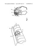 ROLLER SUNSHIELD INTEGRATED FLUSH-MOUNTED INTO THE SILL OF A SIDE LINING OF A MOTOR VEHICLE diagram and image