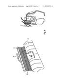 ROLLER SUNSHIELD INTEGRATED FLUSH-MOUNTED INTO THE SILL OF A SIDE LINING OF A MOTOR VEHICLE diagram and image