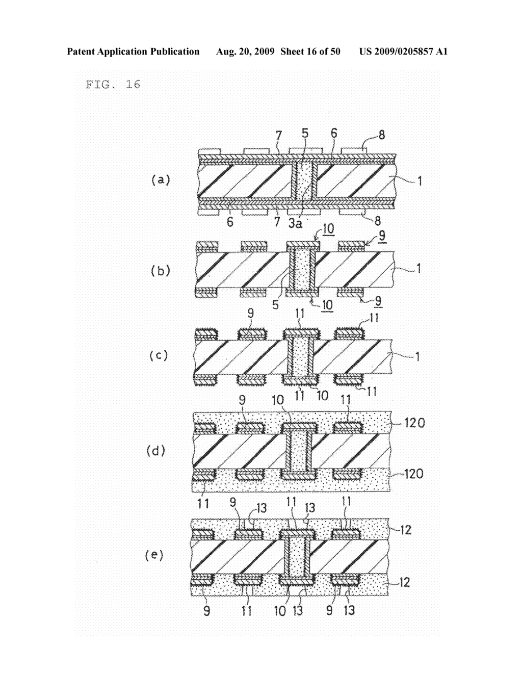 PRINTED WIRING BOARD AND METHOD FOR PRODUCING THE SAME - diagram, schematic, and image 17