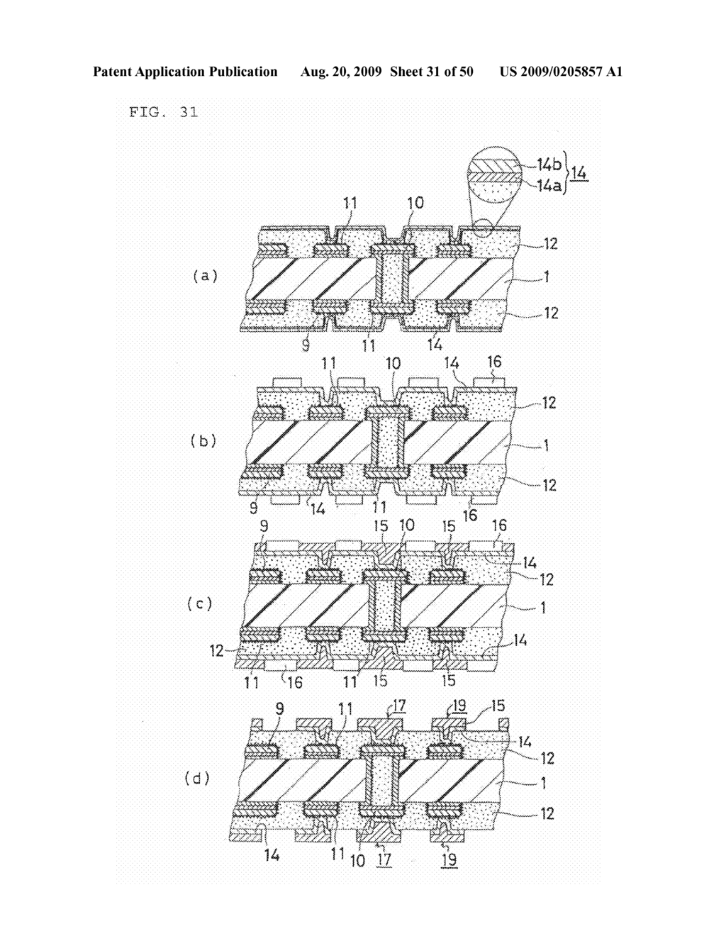 PRINTED WIRING BOARD AND METHOD FOR PRODUCING THE SAME - diagram, schematic, and image 32