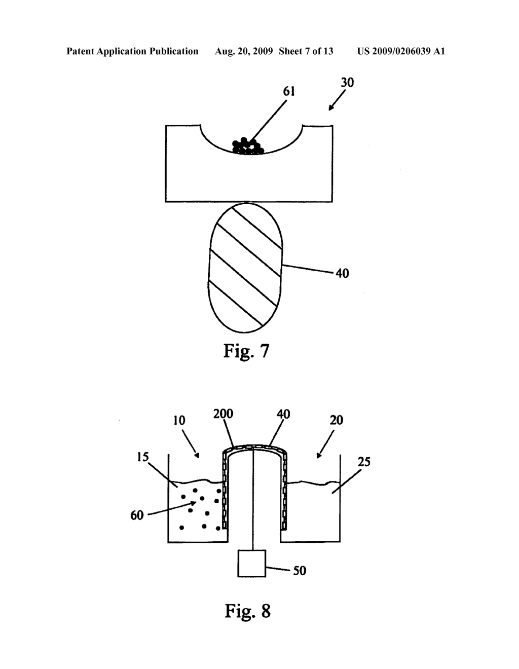 Device and method for the elimination of magnetic particles from a liquid - diagram, schematic, and image 08