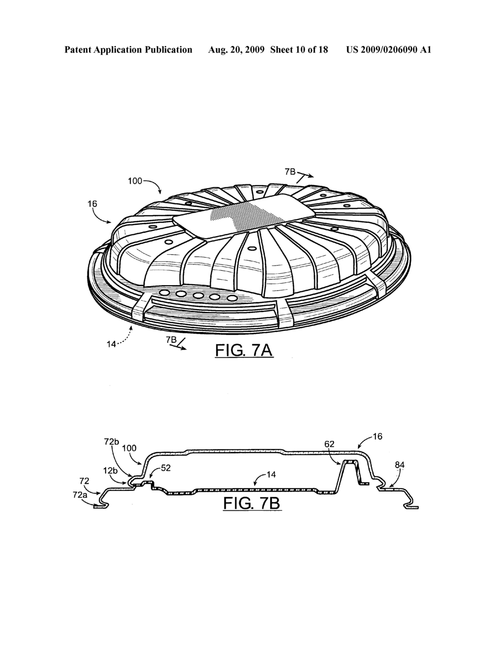 Multi-piece compartmented container with venting - diagram, schematic, and image 11