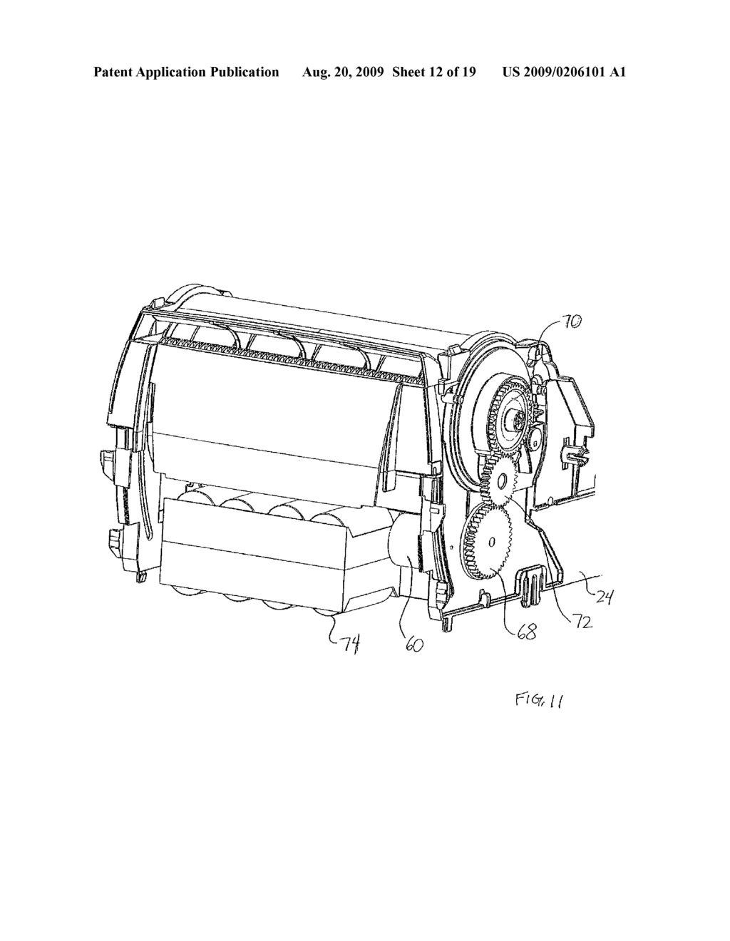 HYBRID TOWEL DISPENSER - diagram, schematic, and image 13