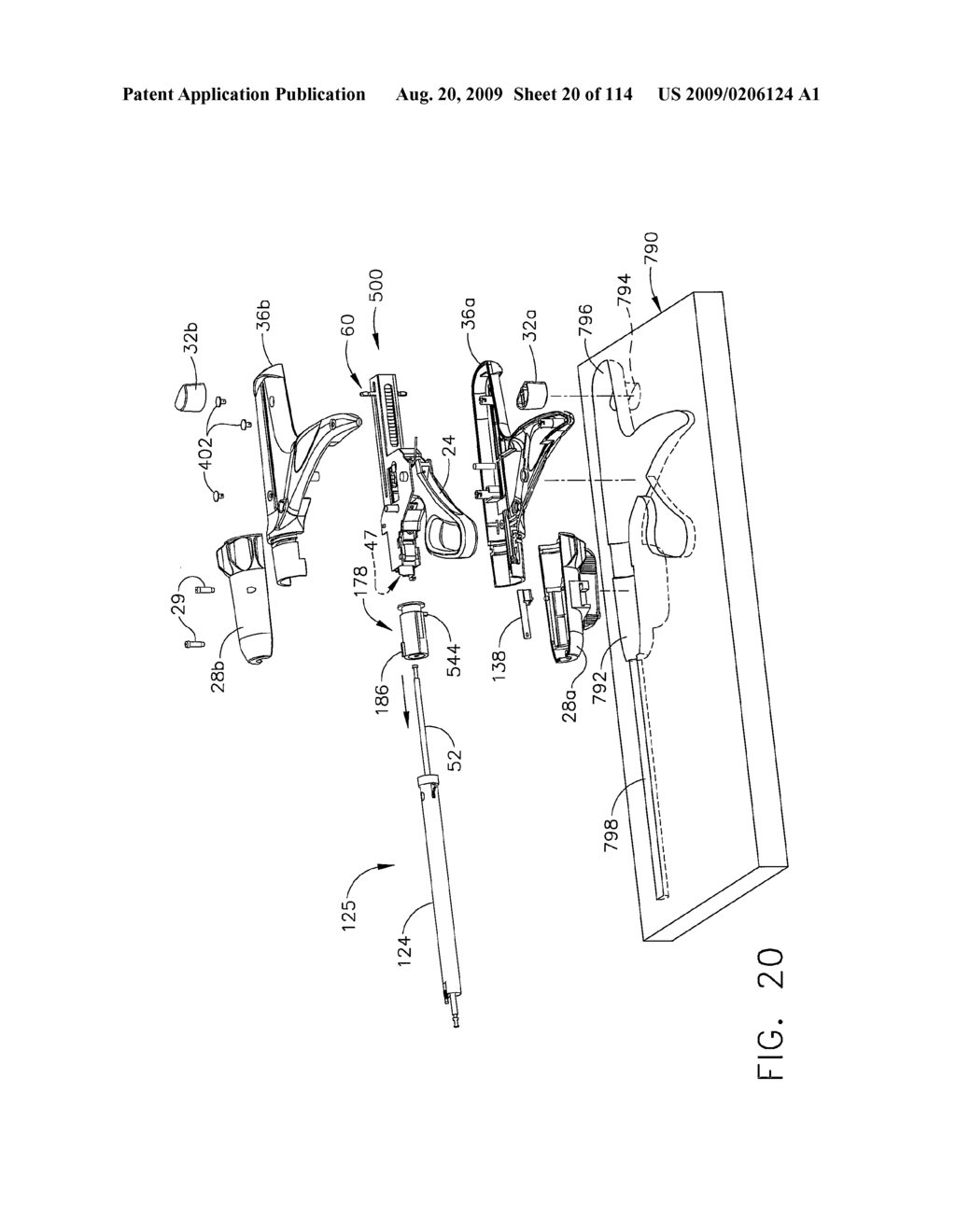 SURGICAL STAPLING APPARATUS WITH CONTROL FEATURES OPERABLE WITH ONE HAND - diagram, schematic, and image 21