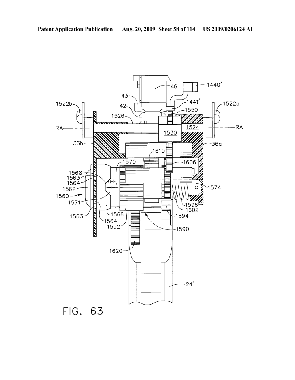 SURGICAL STAPLING APPARATUS WITH CONTROL FEATURES OPERABLE WITH ONE HAND - diagram, schematic, and image 59