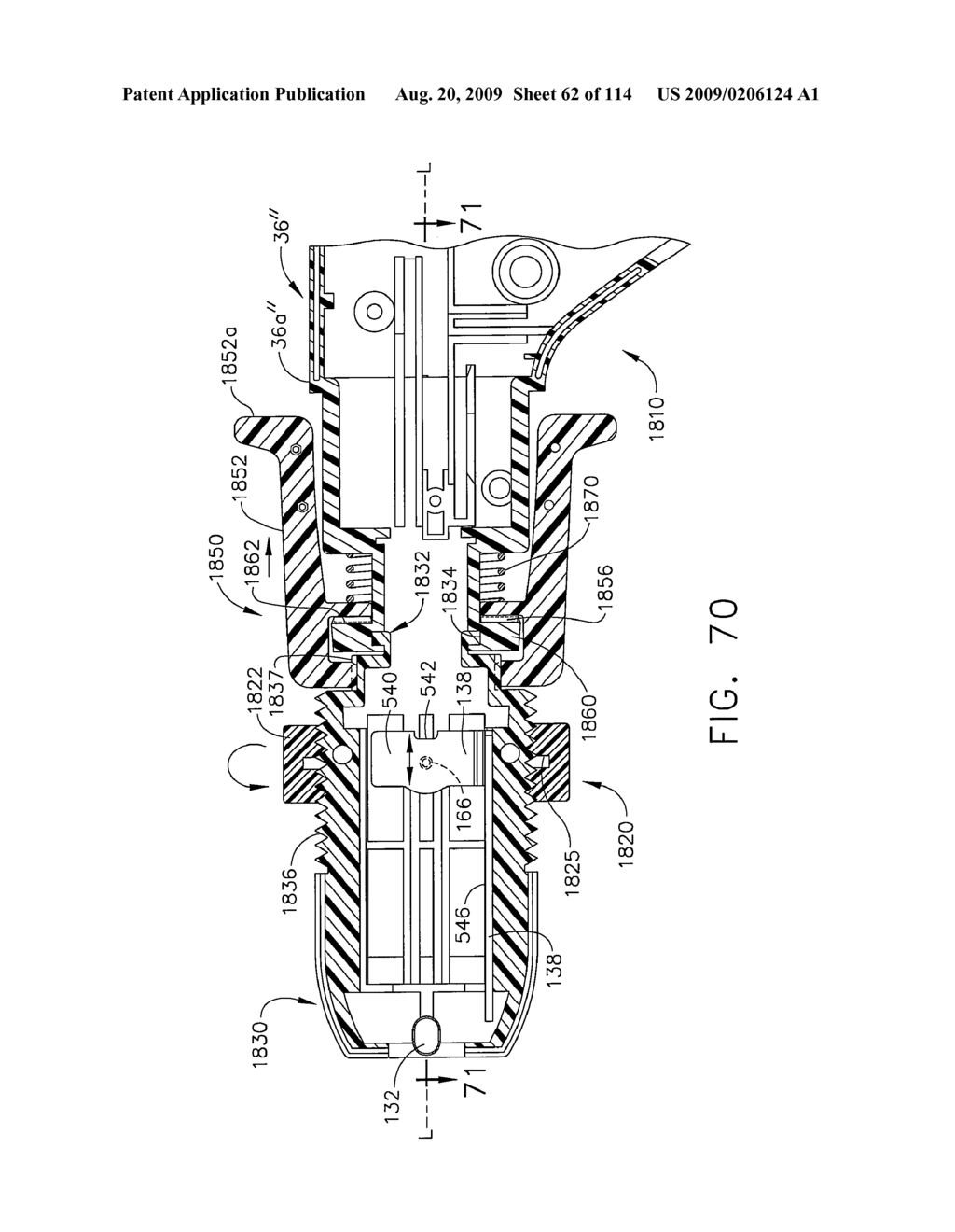 SURGICAL STAPLING APPARATUS WITH CONTROL FEATURES OPERABLE WITH ONE HAND - diagram, schematic, and image 63