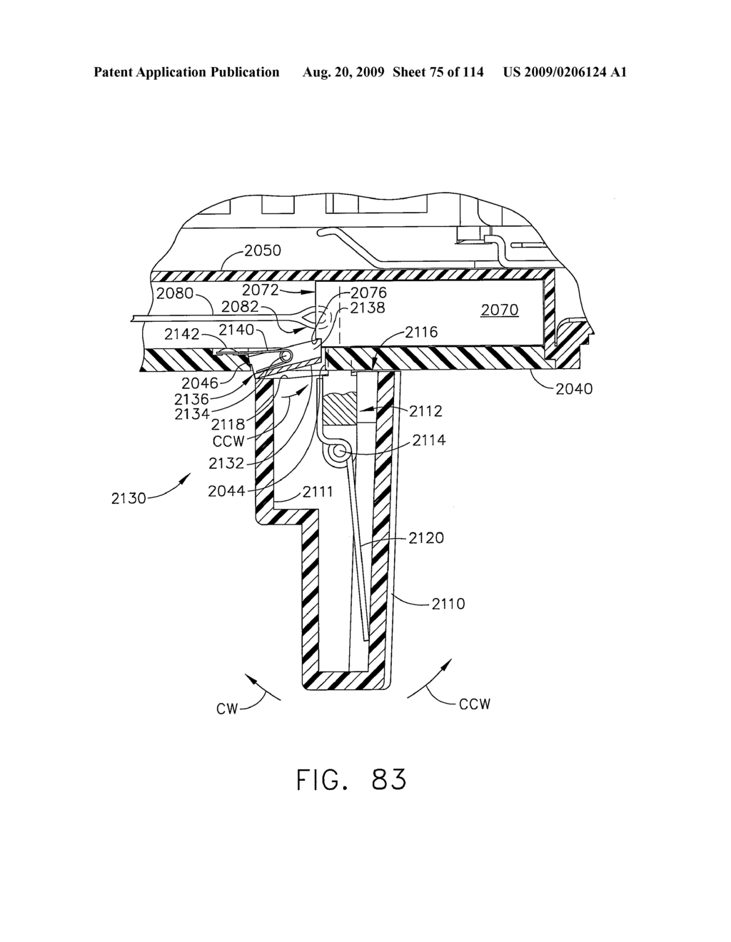 SURGICAL STAPLING APPARATUS WITH CONTROL FEATURES OPERABLE WITH ONE HAND - diagram, schematic, and image 76