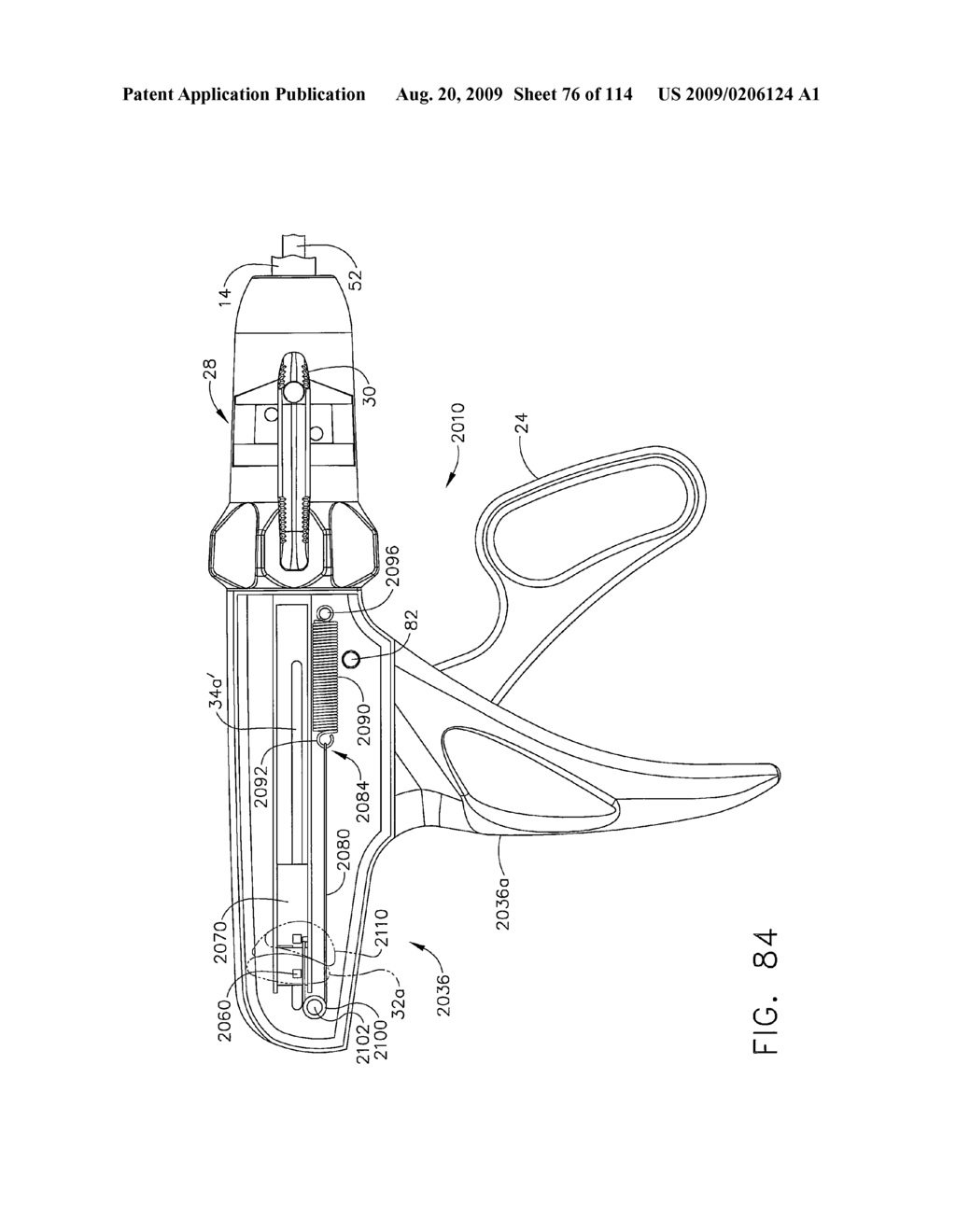 SURGICAL STAPLING APPARATUS WITH CONTROL FEATURES OPERABLE WITH ONE HAND - diagram, schematic, and image 77