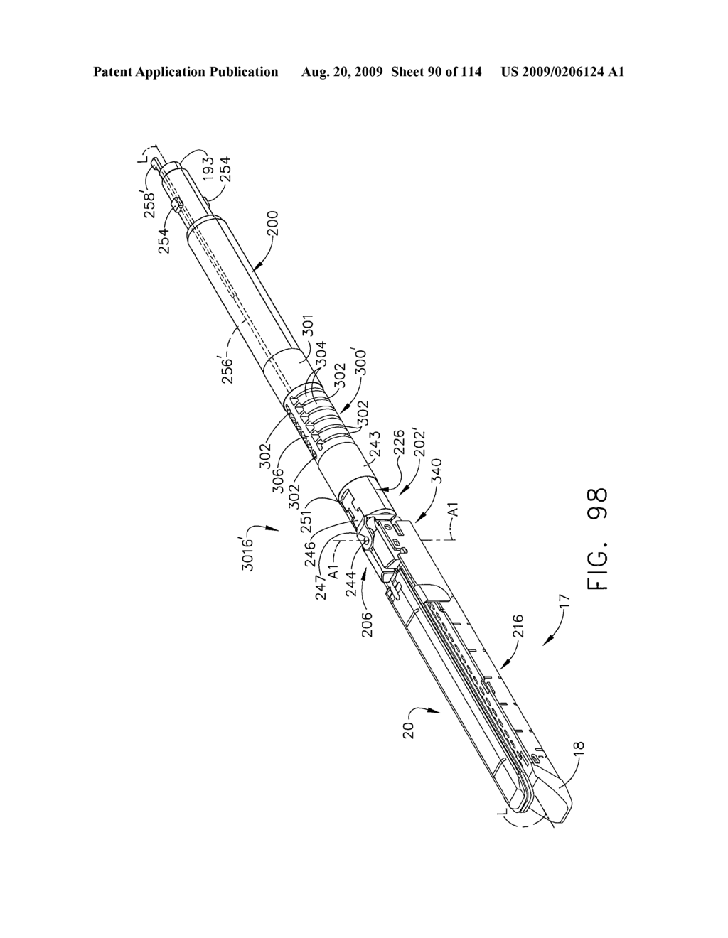 SURGICAL STAPLING APPARATUS WITH CONTROL FEATURES OPERABLE WITH ONE HAND - diagram, schematic, and image 91