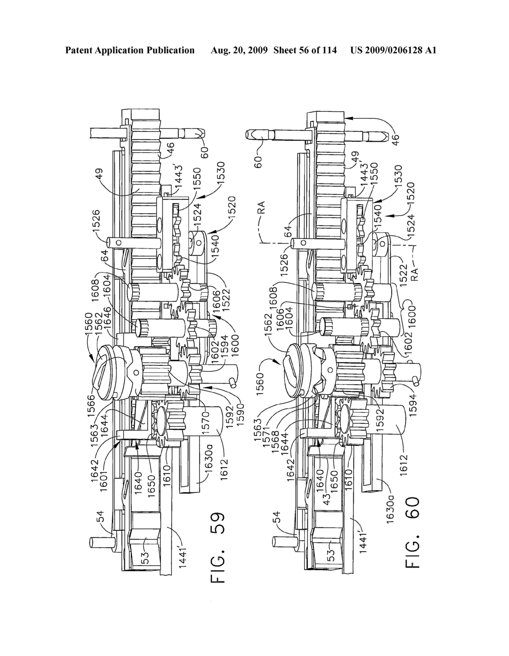 SURGICAL STAPLING APPARATUS WITH RETRACTABLE FIRING SYSTEMS - diagram, schematic, and image 57