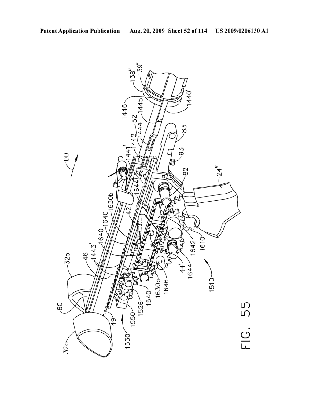 SURGICAL STAPLING APPARATUS WITH INTERLOCKABLE FIRING SYSTEM - diagram, schematic, and image 53