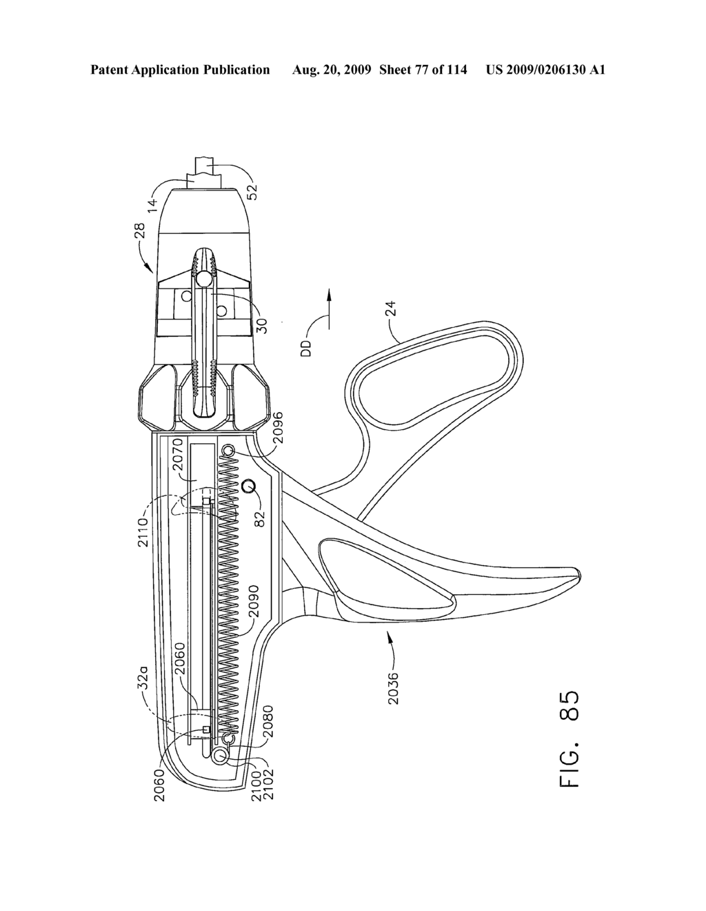 SURGICAL STAPLING APPARATUS WITH INTERLOCKABLE FIRING SYSTEM - diagram, schematic, and image 78