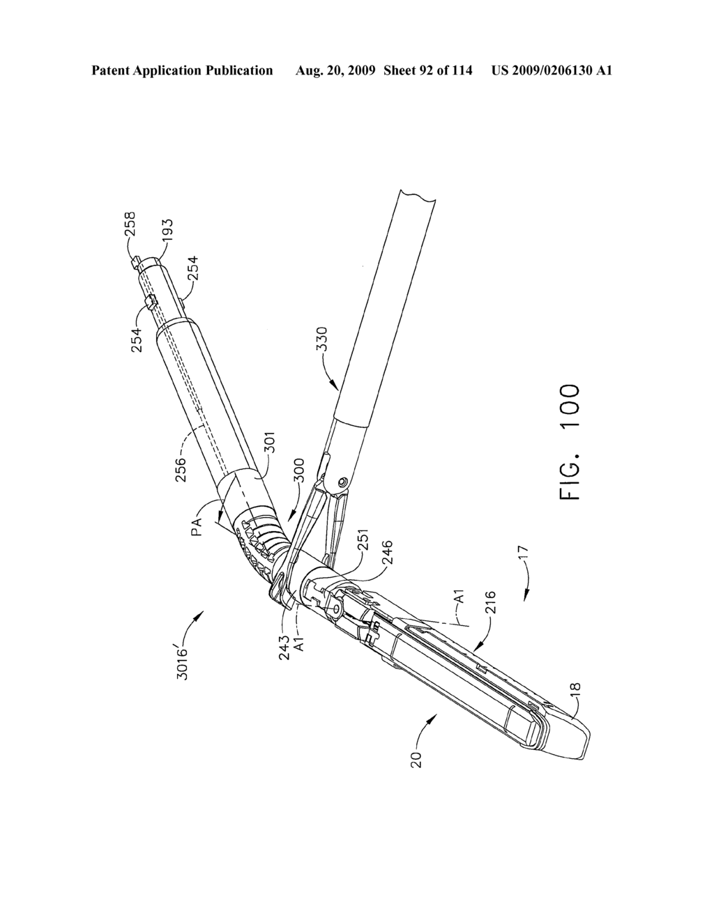 SURGICAL STAPLING APPARATUS WITH INTERLOCKABLE FIRING SYSTEM - diagram, schematic, and image 93