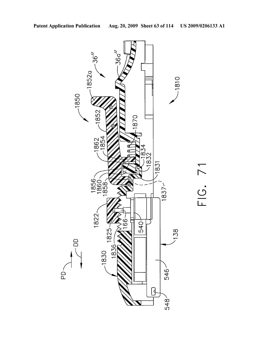 ARTICULATABLE LOADING UNITS FOR SURGICAL STAPLING AND CUTTING INSTRUMENTS - diagram, schematic, and image 64