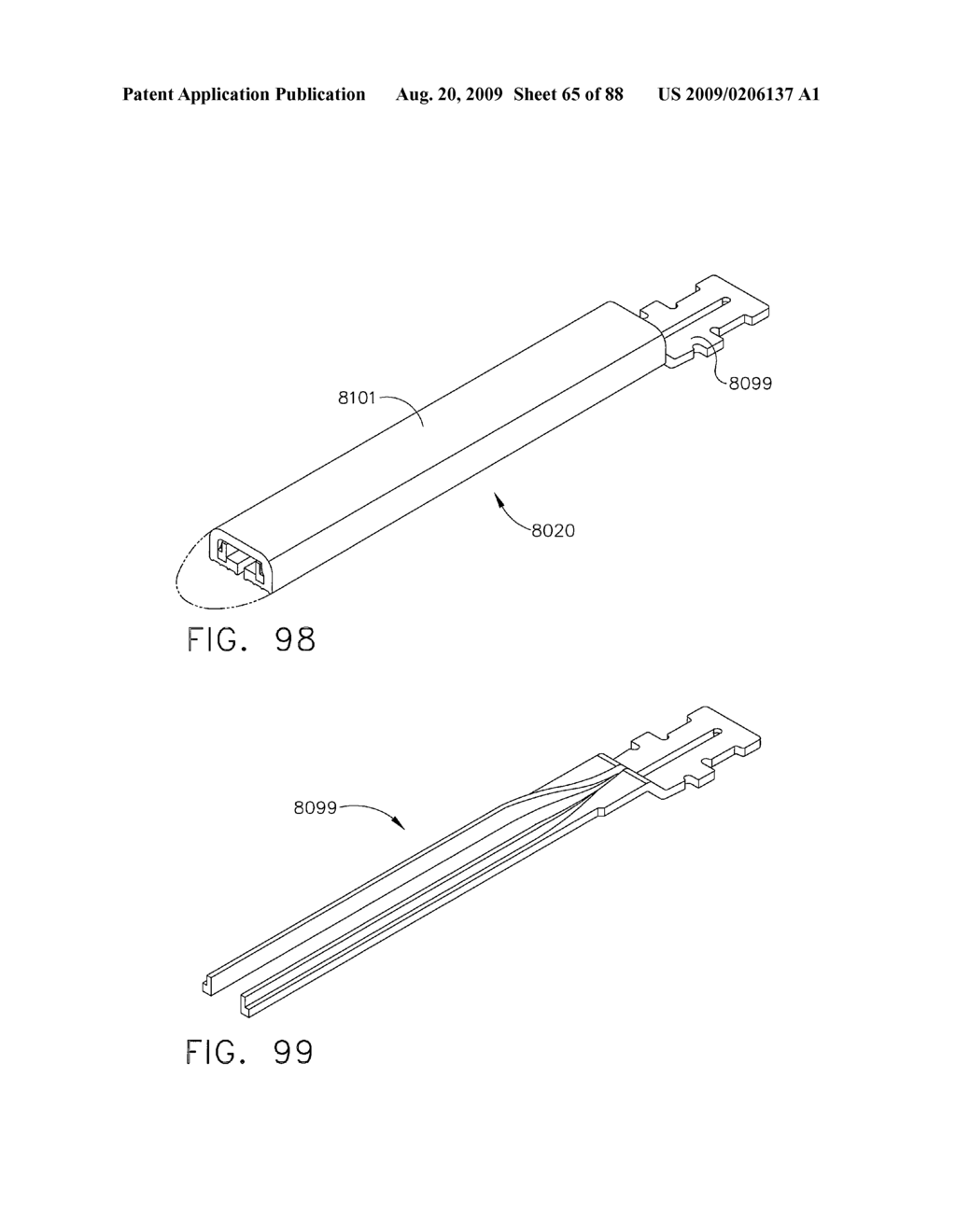 DISPOSABLE LOADING UNITS FOR A SURGICAL CUTTING AND STAPLING INSTRUMENT - diagram, schematic, and image 66