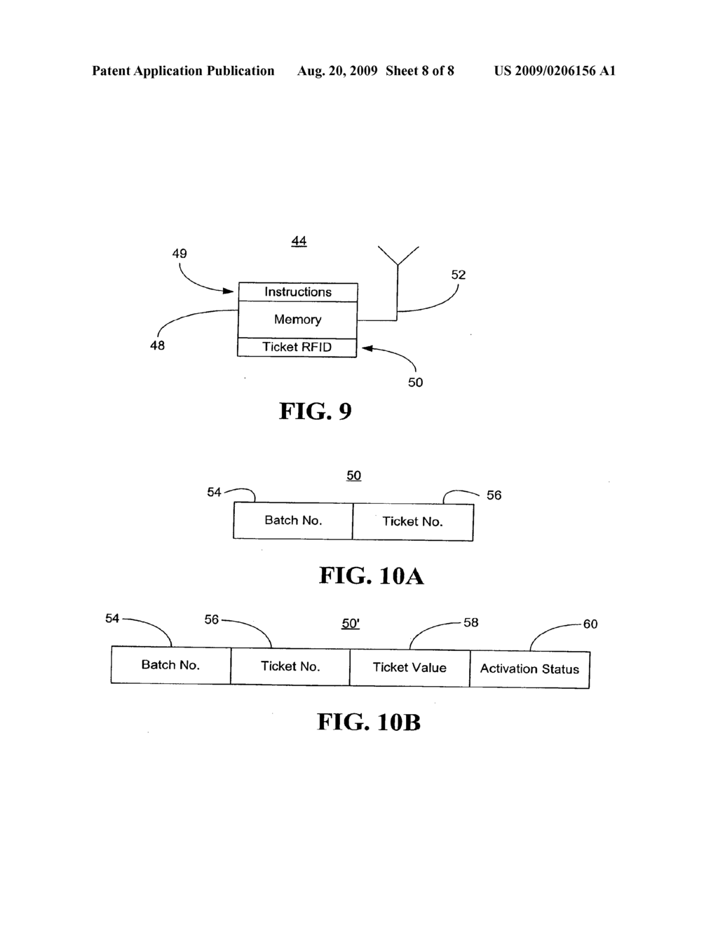 RADIO FREQUENCY IDENTIFIERS IN GAME TICKETS - diagram, schematic, and image 09