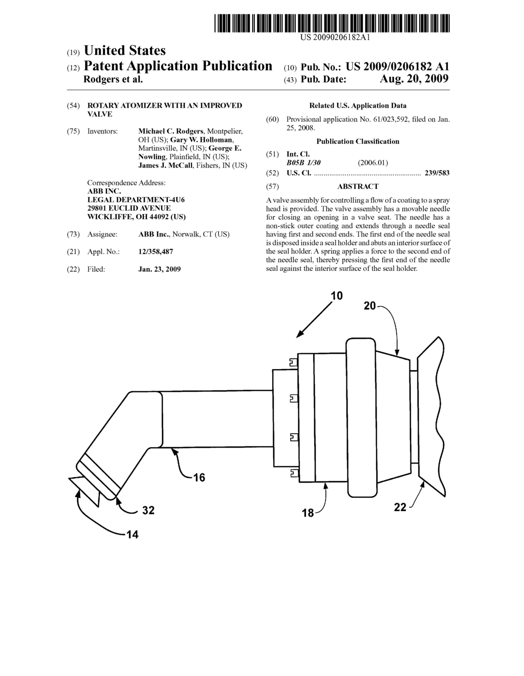 Rotary Atomizer with an Improved Valve - diagram, schematic, and image 01