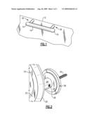 METHOD AND APPARATUS FOR ATTACHING GRAB BAR TO WALL FLANGE diagram and image