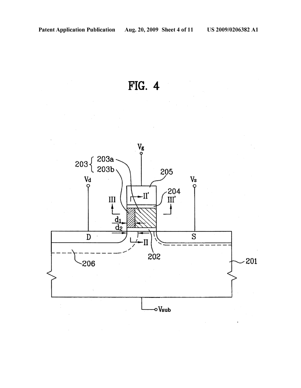 FLASH MEMORY DEVICE AND PROGRAMMING AND ERASING METHODS THEREWITH - diagram, schematic, and image 05