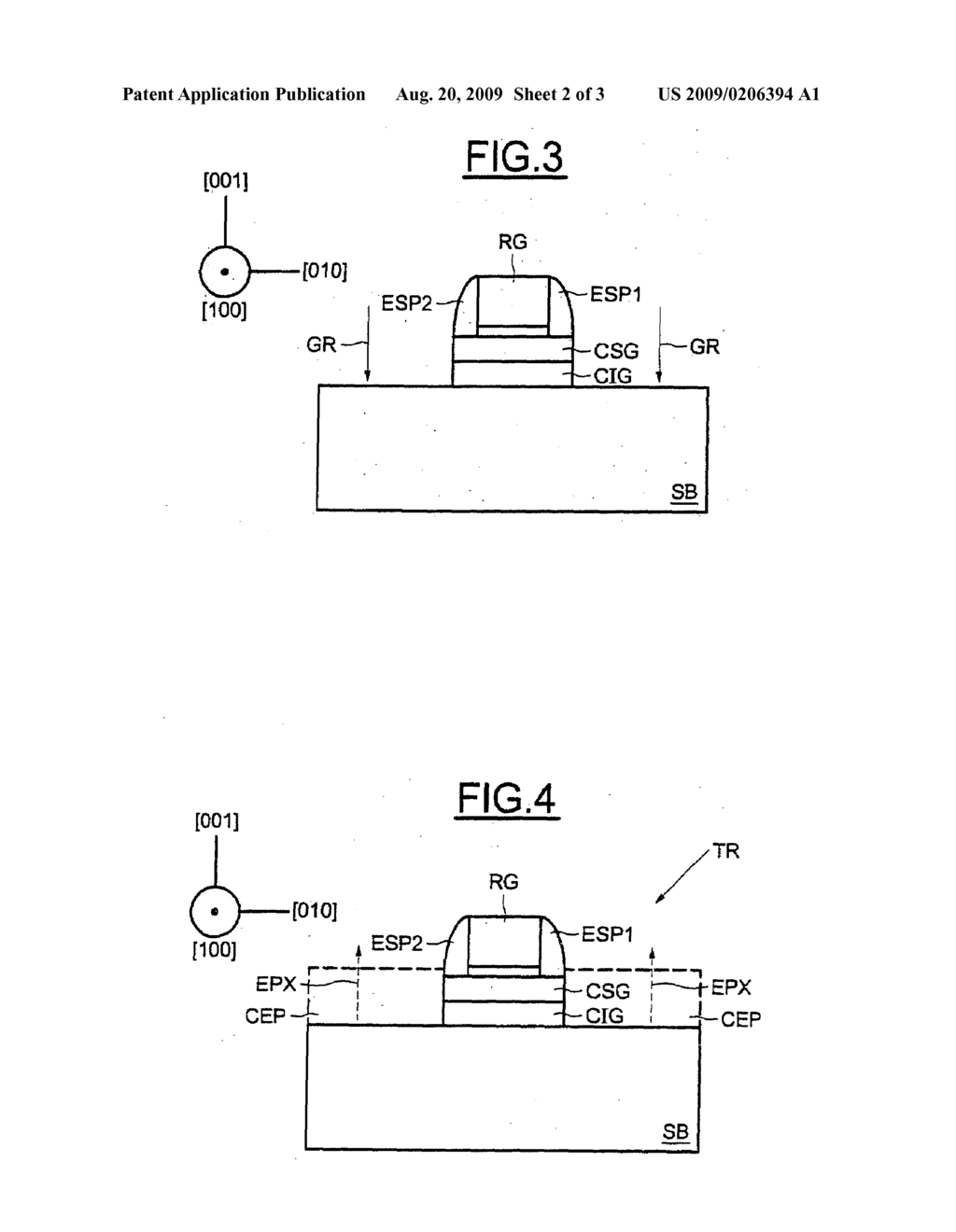 Strained Channel PMOS Transistor and Corresponding Production Method - diagram, schematic, and image 03