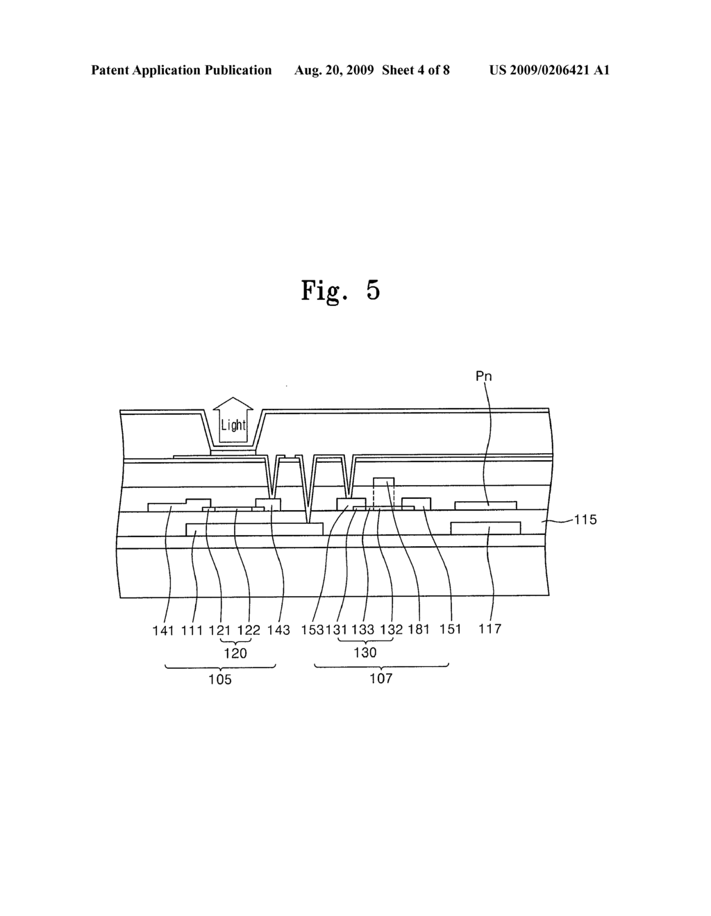 ORGANIC LIGHT EMITTING DISPLAY AND MANUFACTURING METHOD THEREOF - diagram, schematic, and image 05