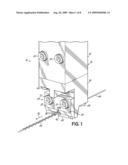 MODULE, NOZZLE AND METHOD FOR DISPENSING CONTROLLED PATTERNS OF LIQUID MATERIAL diagram and image