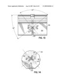 MODULE, NOZZLE AND METHOD FOR DISPENSING CONTROLLED PATTERNS OF LIQUID MATERIAL diagram and image